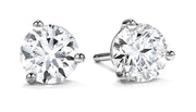 .23 ct. Hearts On Fire Diamond Stud Earrings in 18k White Gold. IJ/VS-2