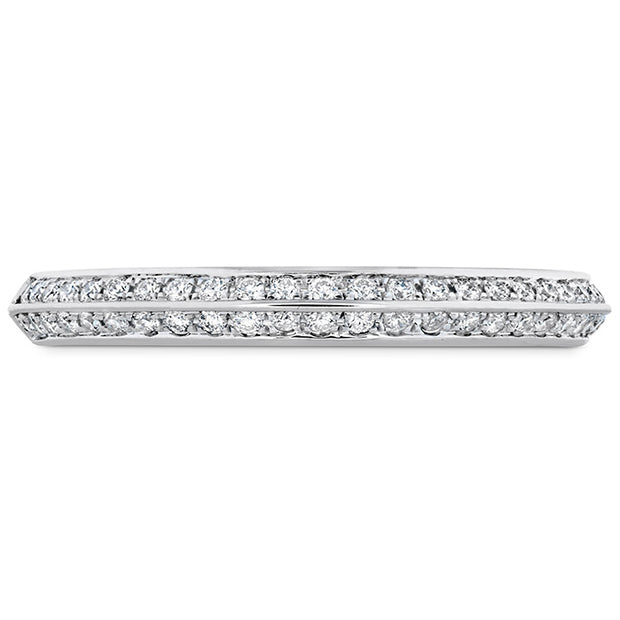 0.18 ctw. Camilla Pave Knife Edge Band in 18K White Gold