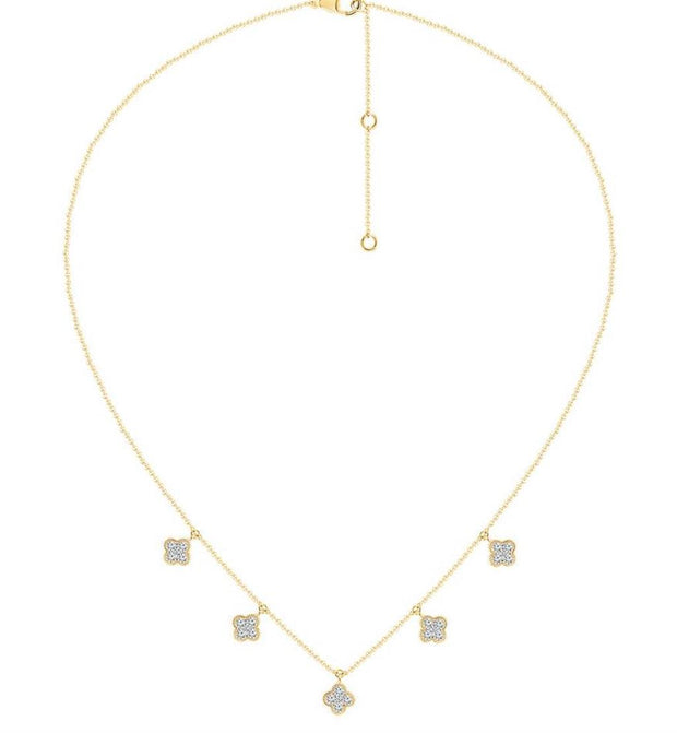 IDD 14k Yellow Gold Necklace .375 tcw