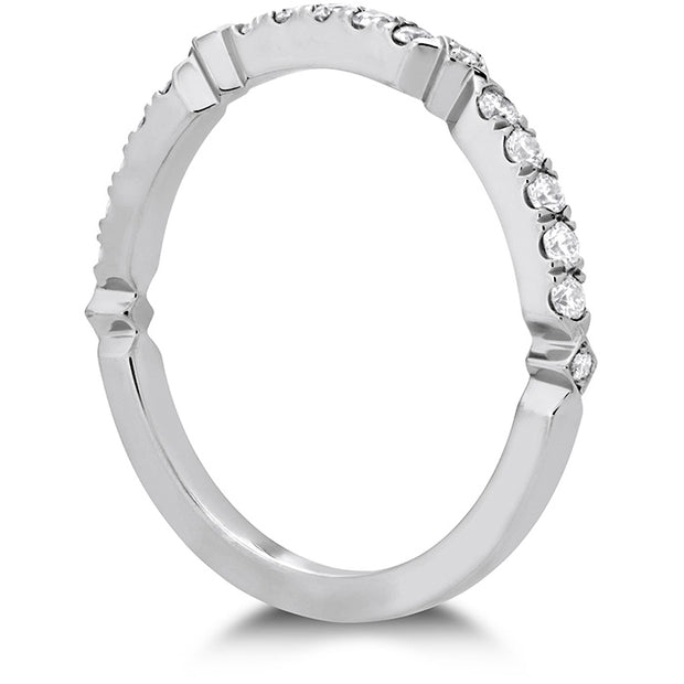 0.25 ctw. Cali Chic Diamond Accent Band in 18K White Gold