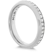 0.5 ctw. Coupled Eternity Band 4mm in 18K White Gold